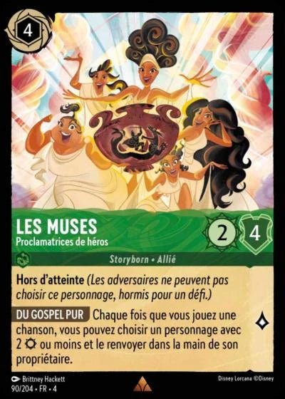 Carte Lorcana 090/204 Les Muses Foil | LorenZone
