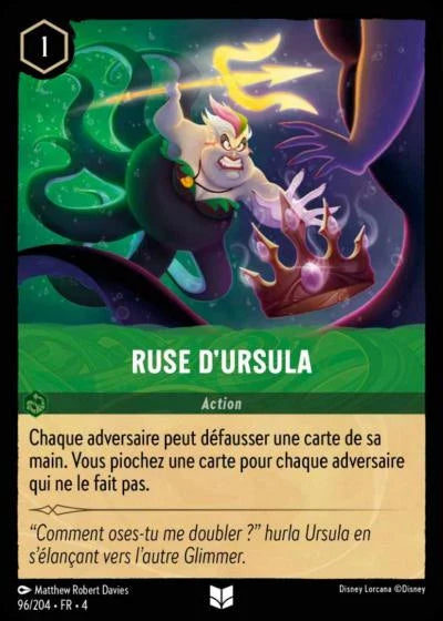 Carte Lorcana 096/204 Ruse d'Ursula Foil | LorenZone
