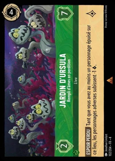 Carte Lorcana 102/204 Jardin d'Ursula Foil | LorenZone