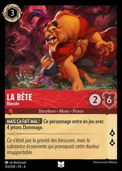 Carte Lorcana 103/204 La Bête Foil | LorenZone