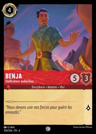 Carte Lorcana 104/204 Benja Foil | LorenZone