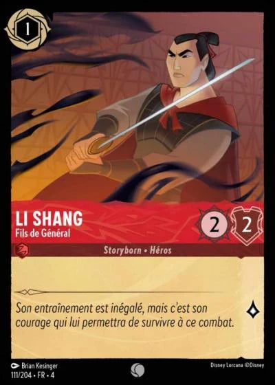 Carte Lorcana 111/204 Li Shang Foil | LorenZone