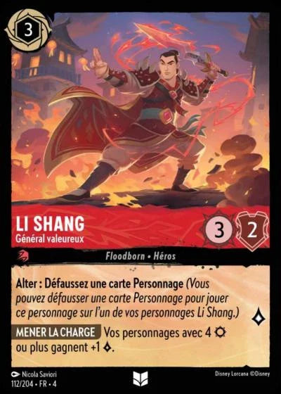 Carte Lorcana 112/204 Li Shang Foil | LorenZone