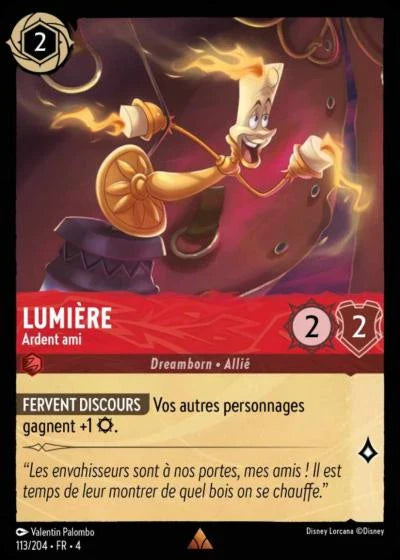 Carte Lorcana 113/204 Lumière Foil | LorenZone