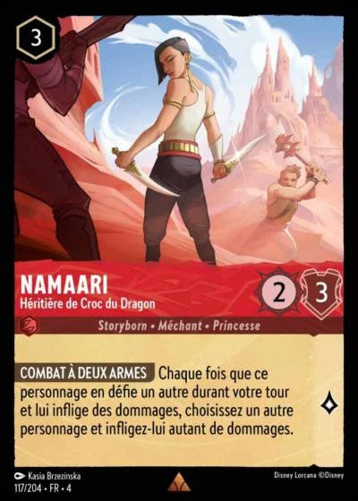 Carte Lorcana 117/204 Namaari Foil | LorenZone