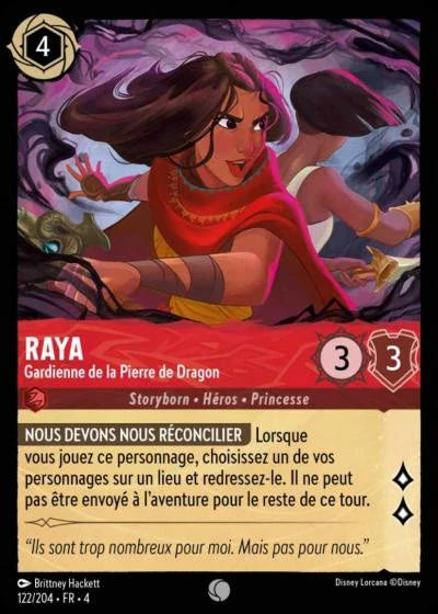 Carte Lorcana 122/204 Raya Foil | LorenZone