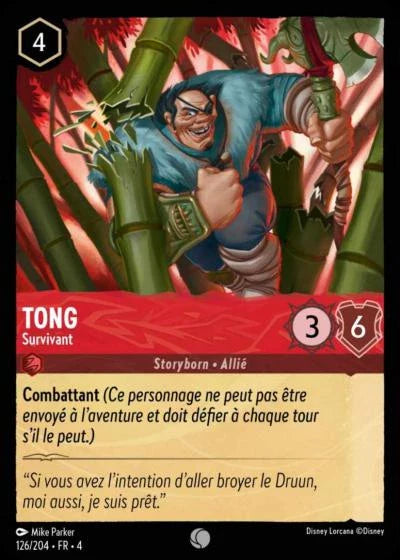 Carte Lorcana 126/204 Tong Foil | LorenZone