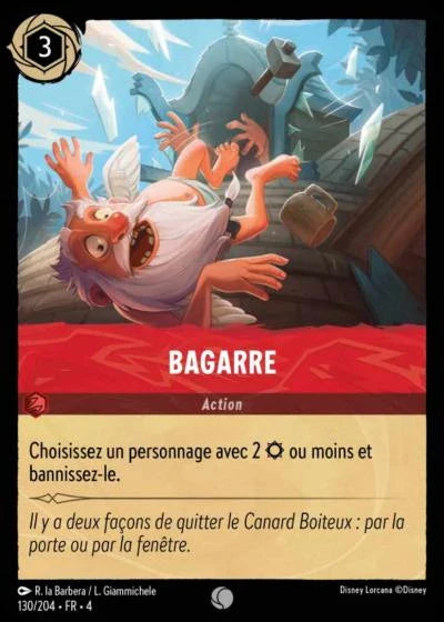 Carte Lorcana 130/204 Bagarre Foil | LorenZone