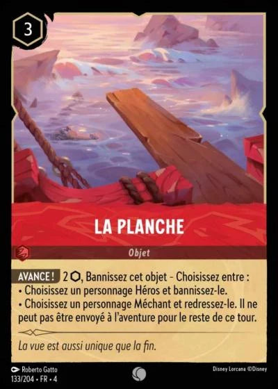Carte Lorcana 133/204 La Planche Foil | LorenZone