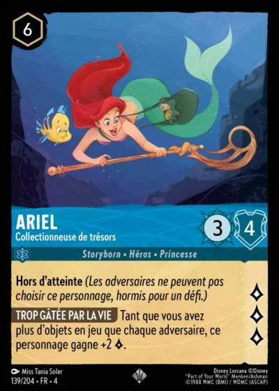 Carte Lorcana 139/204 Ariel Foil | LorenZone