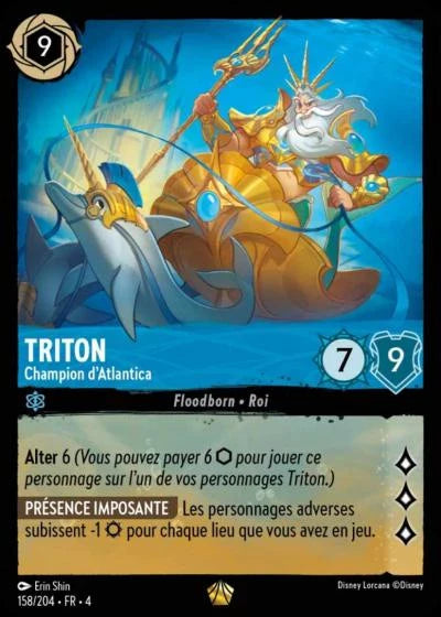 Carte Lorcana 158/204 Triton Foil | LorenZone