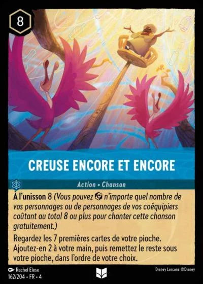 Carte Lorcana 162/204 Creuse encore et encore Foil | LorenZone