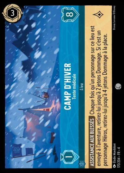 Carte Lorcana 170/204 Camp d'Hiver Foil | LorenZone