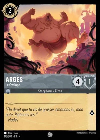 Carte Lorcana 173/204 Argès Foil | LorenZone