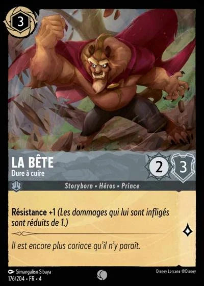 Carte Lorcana 176/204 La Bête Foil | LorenZone