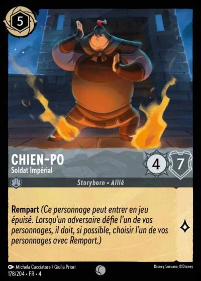 Carte Lorcana 178/204 Chien-Po Foil | LorenZone