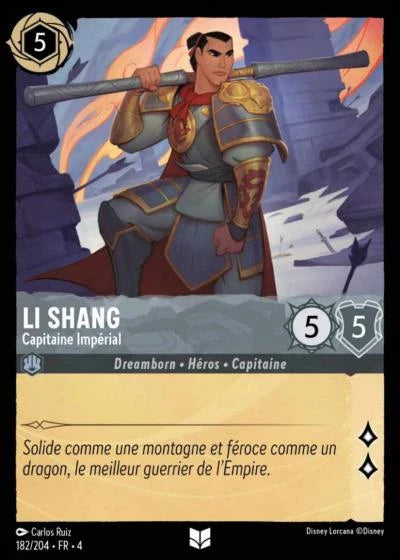 Carte Lorcana 182/204 Li Shang Foil | LorenZone