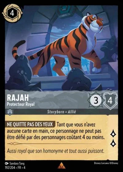 Carte Lorcana 192/204 Rajah Foil | LorenZone