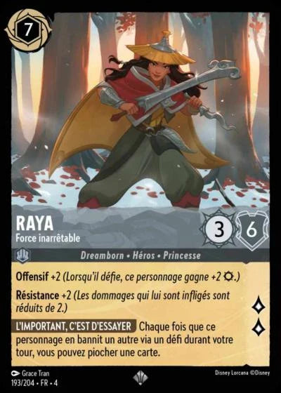 Carte Lorcana 193/204 Raya Foil | LorenZone