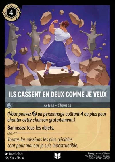 Carte Lorcana 196/204 Ils cassent en deux comme je veux Foil | LorenZone