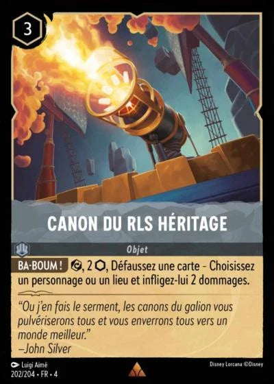 Carte Lorcana 202/204 Canon du RLS Héritage Foil | LorenZone
