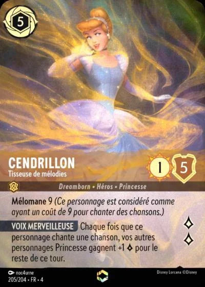 Carte Lorcana 205/204 Cendrillon Enchantée | LorenZone