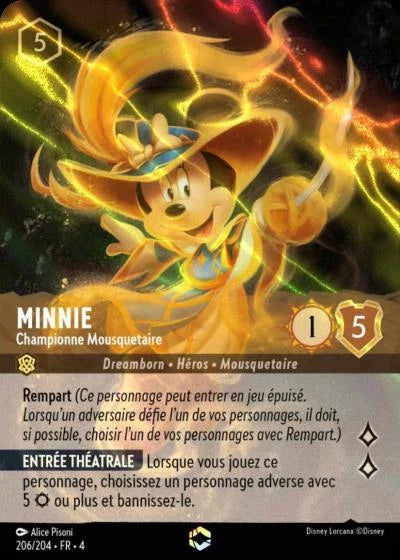 Carte Lorcana 206/204 Minnie Enchantée | LorenZone