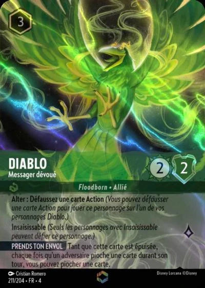 Carte Lorcana 211/204 Diablo Enchantée | LorenZone