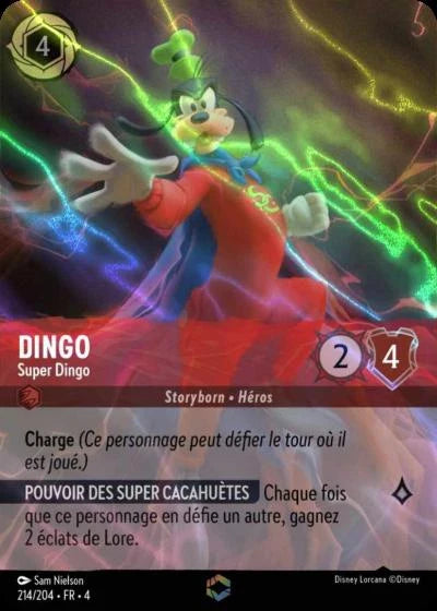 Carte Lorcana 214/204 Dingo Enchantée | LorenZone