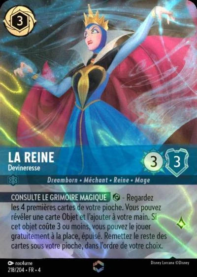 Carte Lorcana 218/204 La Reine Enchantée | LorenZone