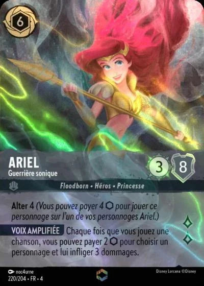 Carte Lorcana 220/204 Ariel Enchantée | LorenZone