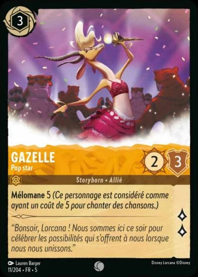 Carte Lorcana 011/204 Gazelle Foil | LorenZone
