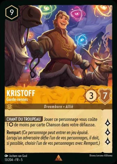 Carte Lorcana 013/204 Kristoff Foil | LorenZone