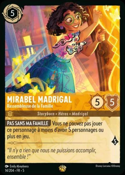Carte Lorcana 014/204 Mirabel Madrigal Foil | LorenZone