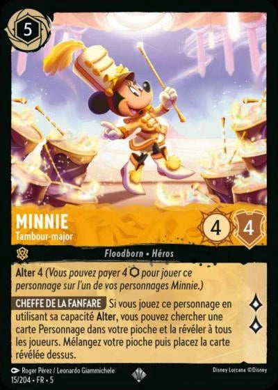 Carte Lorcana 015/204 Minnie Foil | LorenZone