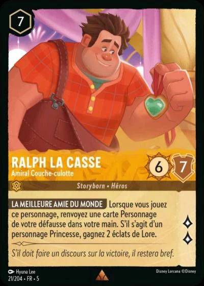 Carte Lorcana 021/204 Ralph la Casse Foil | LorenZone