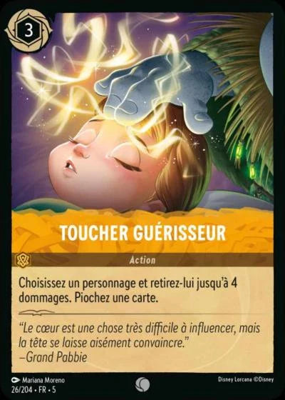 Carte Lorcana 026/204 Toucher guérisseur Foil | LorenZone