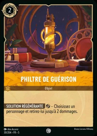 Carte Lorcana 030/204 Philtre de guérison Foil | LorenZone