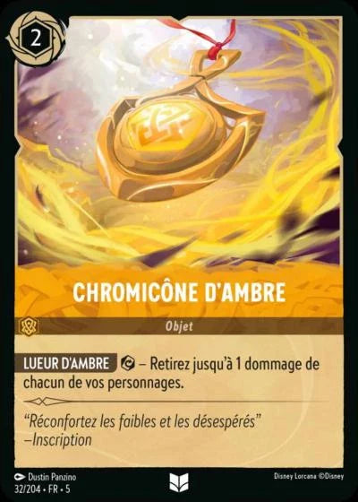 Carte Lorcana 032/204 Chromicône d'Ambre Foil | LorenZone