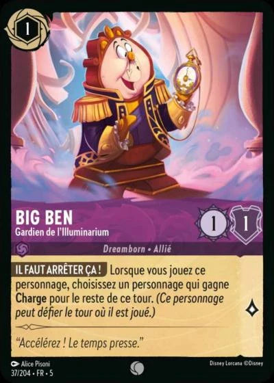 Carte Lorcana 037/204 Big Ben Foil | LorenZone