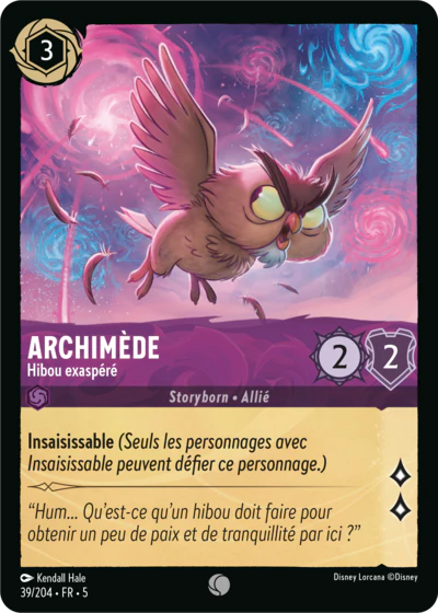 Carte Lorcana 039/204 Archimède Foil | LorenZone