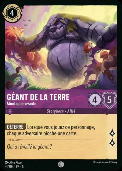 Carte Lorcana 041/204 Géant de la Terre Foil | LorenZone