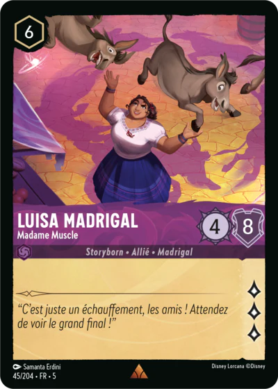 Carte Lorcana 045/204 Luisa Madrigal Foil | LorenZone