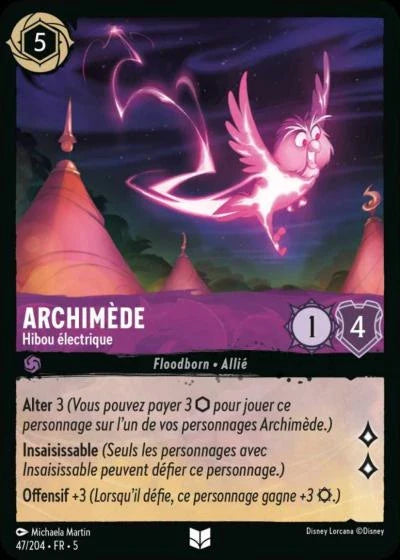 Carte Lorcana 047/204 Archimède Foil | LorenZone
