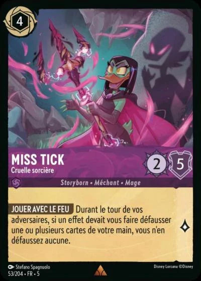 Carte Lorcana 053/204 Miss Tick Foil | LorenZone