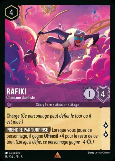 Carte Lorcana 055/204 Rafiki Foil | LorenZone