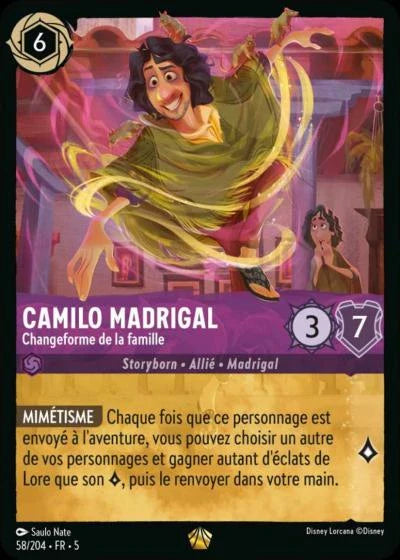 Carte Lorcana 058/204 Camilo Madrigal Foil | LorenZone