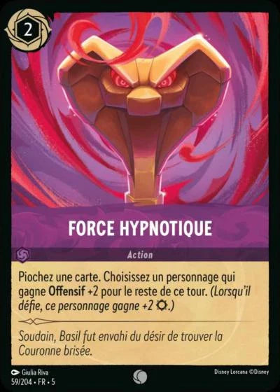 Carte Lorcana 059/204 Force hypnotique Foil | LorenZone