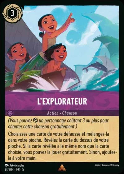 Carte Lorcana 061/204 L'explorateur Foil | LorenZone