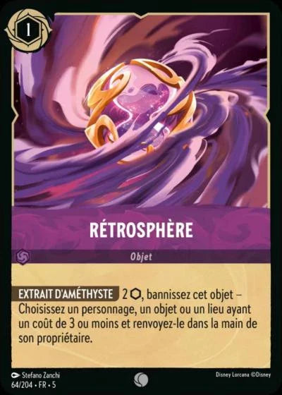 Carte Lorcana 064/204 Rétrosphère Foil | LorenZone